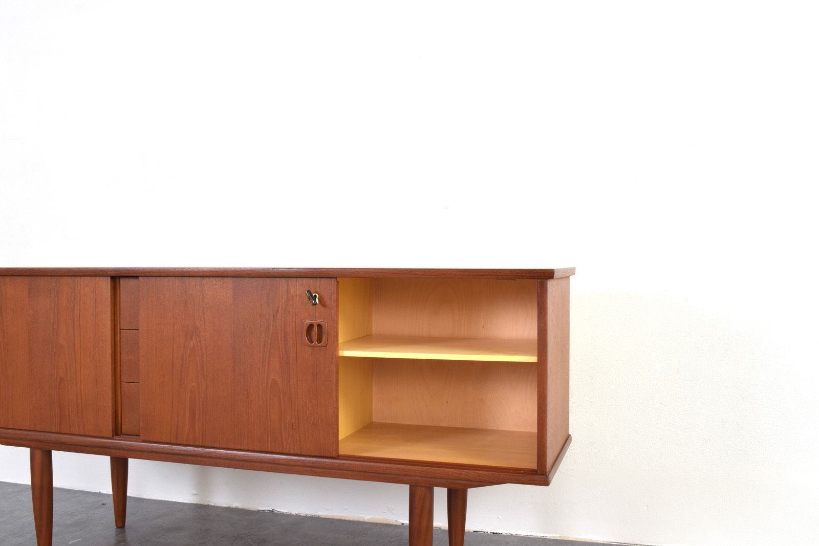 photo buy Mid Century Danish Teak Sideboard, 1960s.