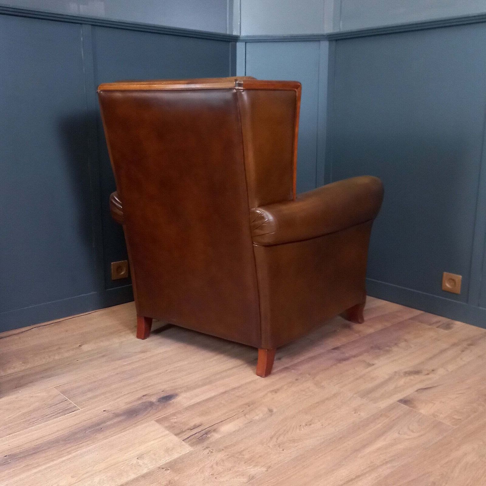 Sheep Leather Art Deco Club Armchair photo 640.0
