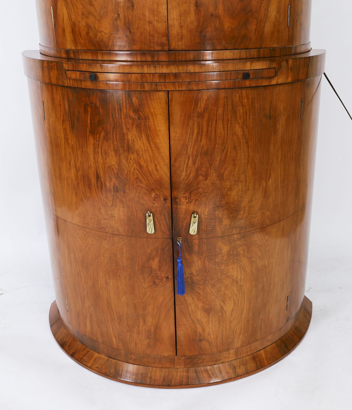 photo furniture Art Deco Burr Walnut Cocktail Cabinet By Hille C1920