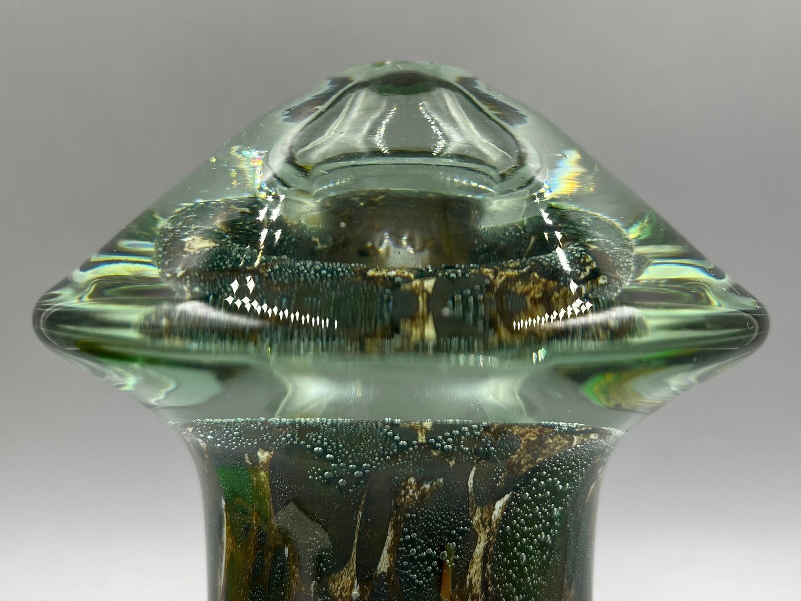 Glass Art Sculpture Mushroom By Nanny Still, 1960s photo vinterior