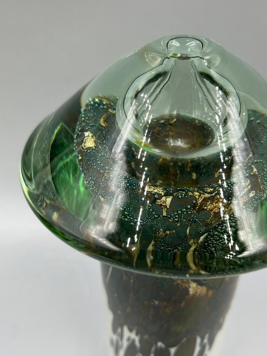 photo furniture Glass Art Sculpture Mushroom By Nanny Still, 1960s