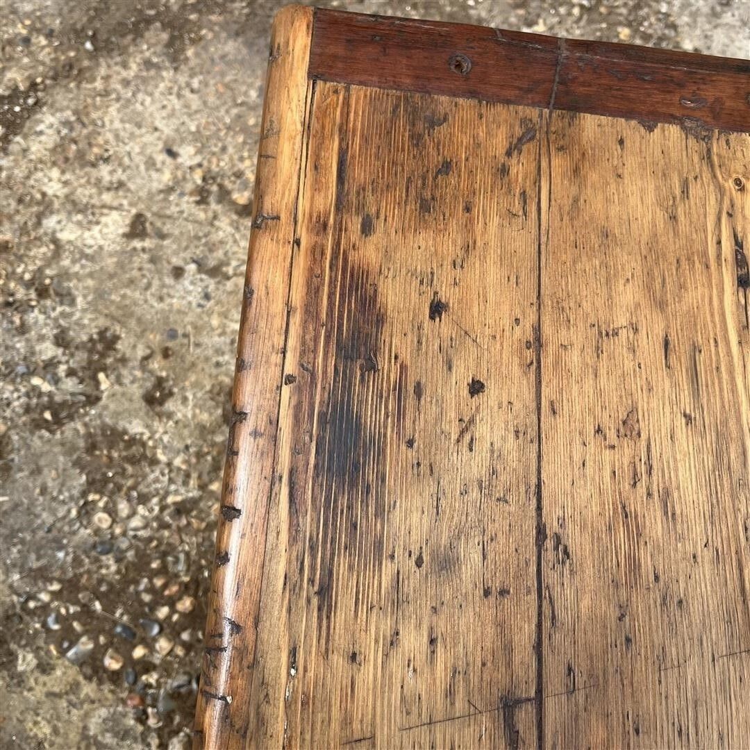 Large Antique Pine Blanket Box C.1900 photo furniture