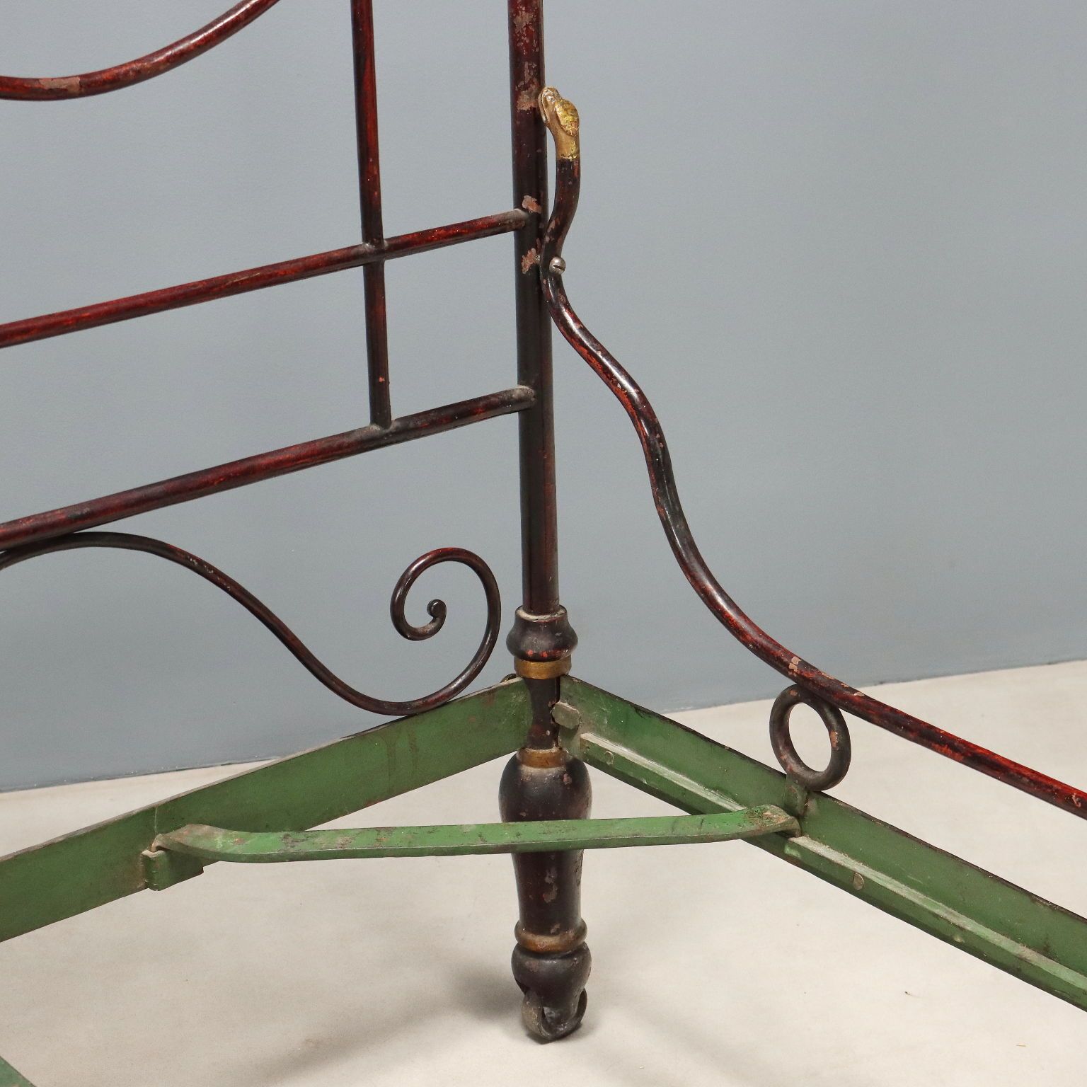 Furniture Antique Restoration Bed Second Quarter XIX Century Bronze Iron photo
