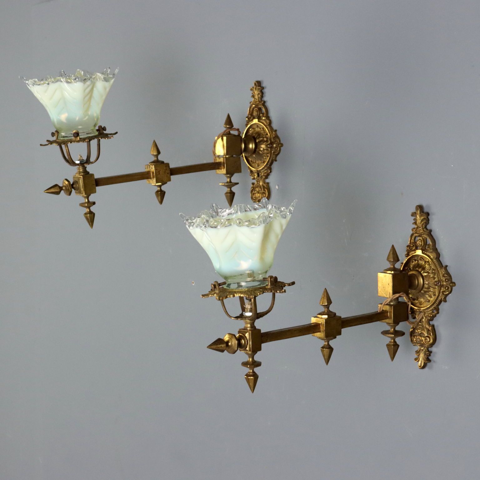 Coppia Di Applique In Stile