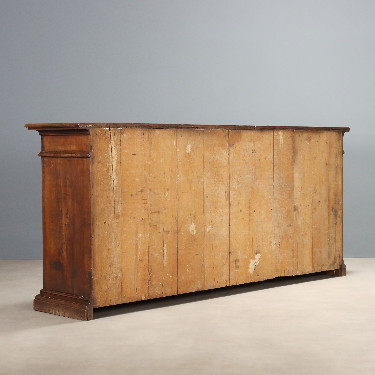 photo vinterior Baroque Cupboard Walnut Drawers XIX Century