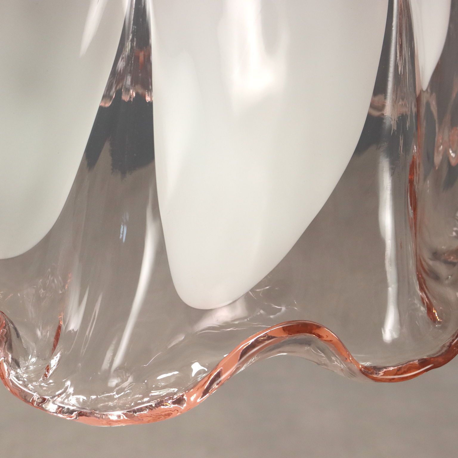 Vintage Ceiling Lamp La Murrina Murano Glass Design Italy 1980s photo 480.0