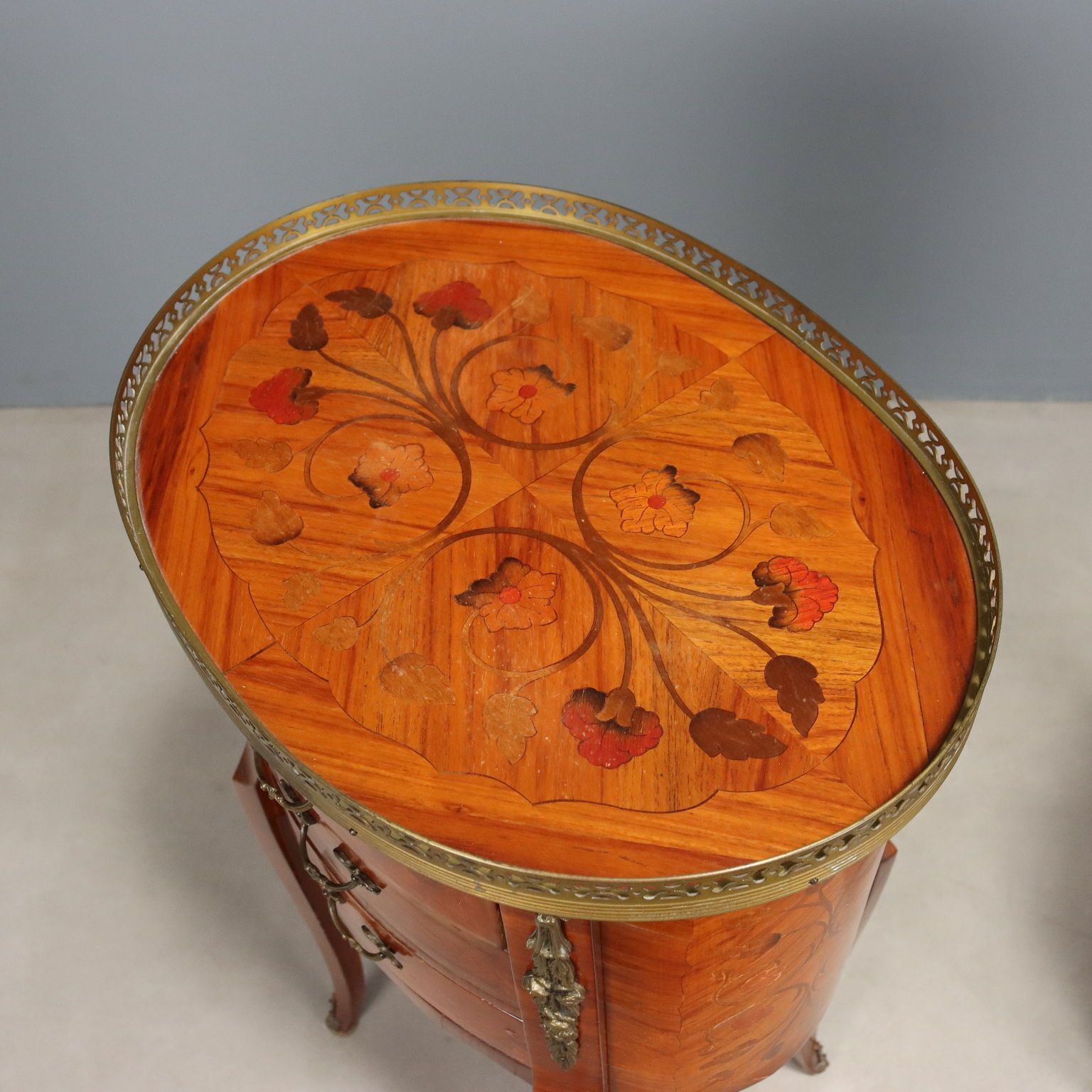 photo for sale Antique Bedside Tables Napoleon III Style Bois De Rose XX Century