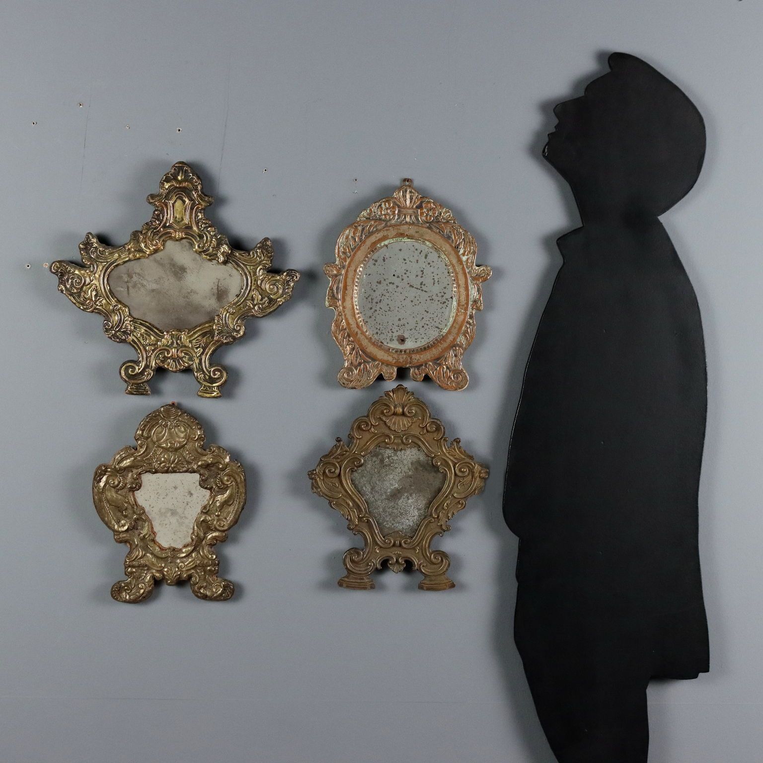 Antieke altaarkaarten, diverse afmetingen, brons, 19e eeuw photo furniture
