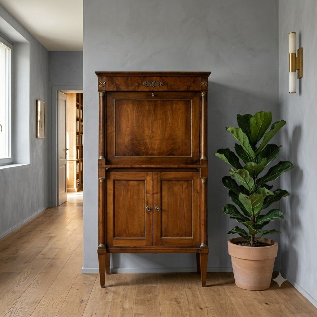 Secrétaire Impero en noyer photo furniture