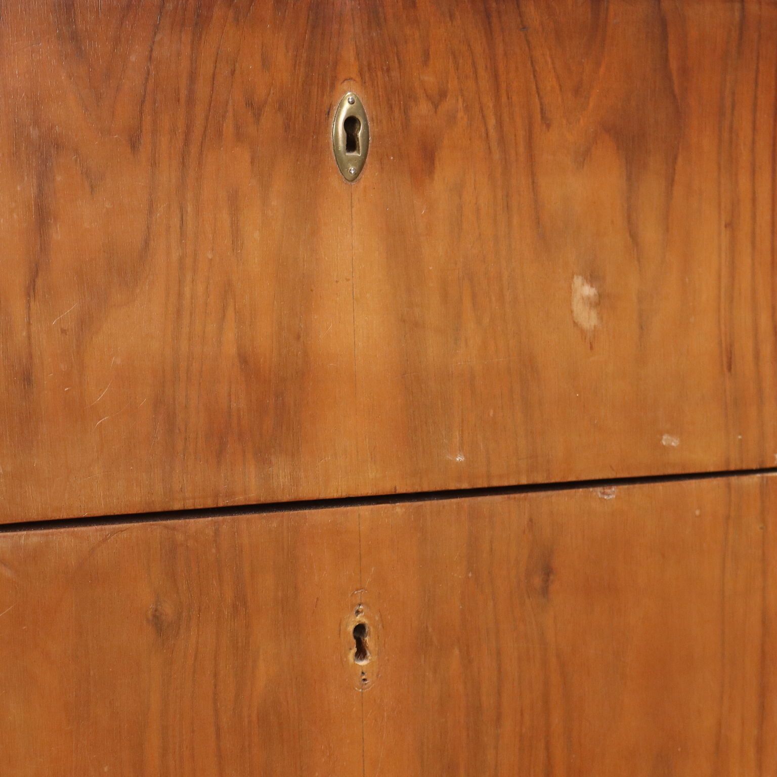Chest Of Drawers Art Deco Walnut Veneer Glass 1920s 1930s photo vintage