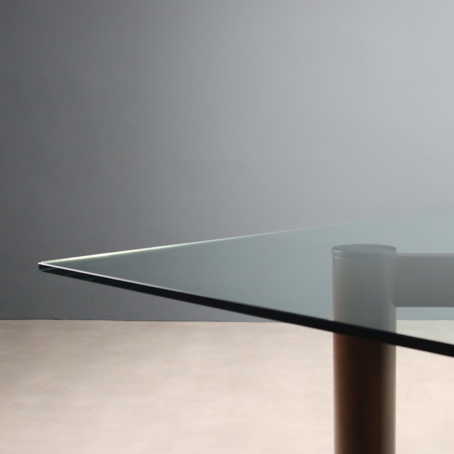 Great Vintage Table Glass Top Wood Marble Design Italy 1980s photo 2740.0