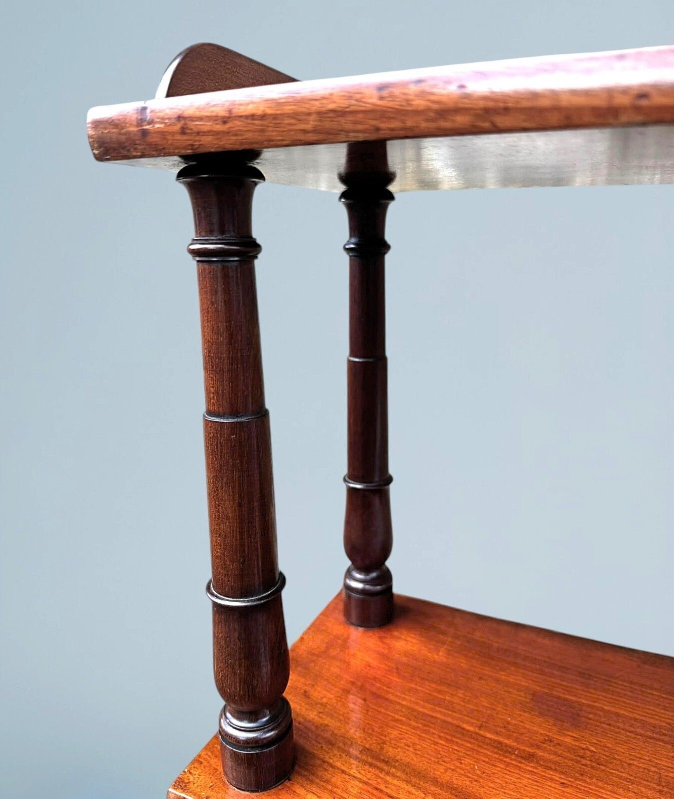 450.0 19th Century Victorian Figured Mahogany Two Door Chiffonier photo