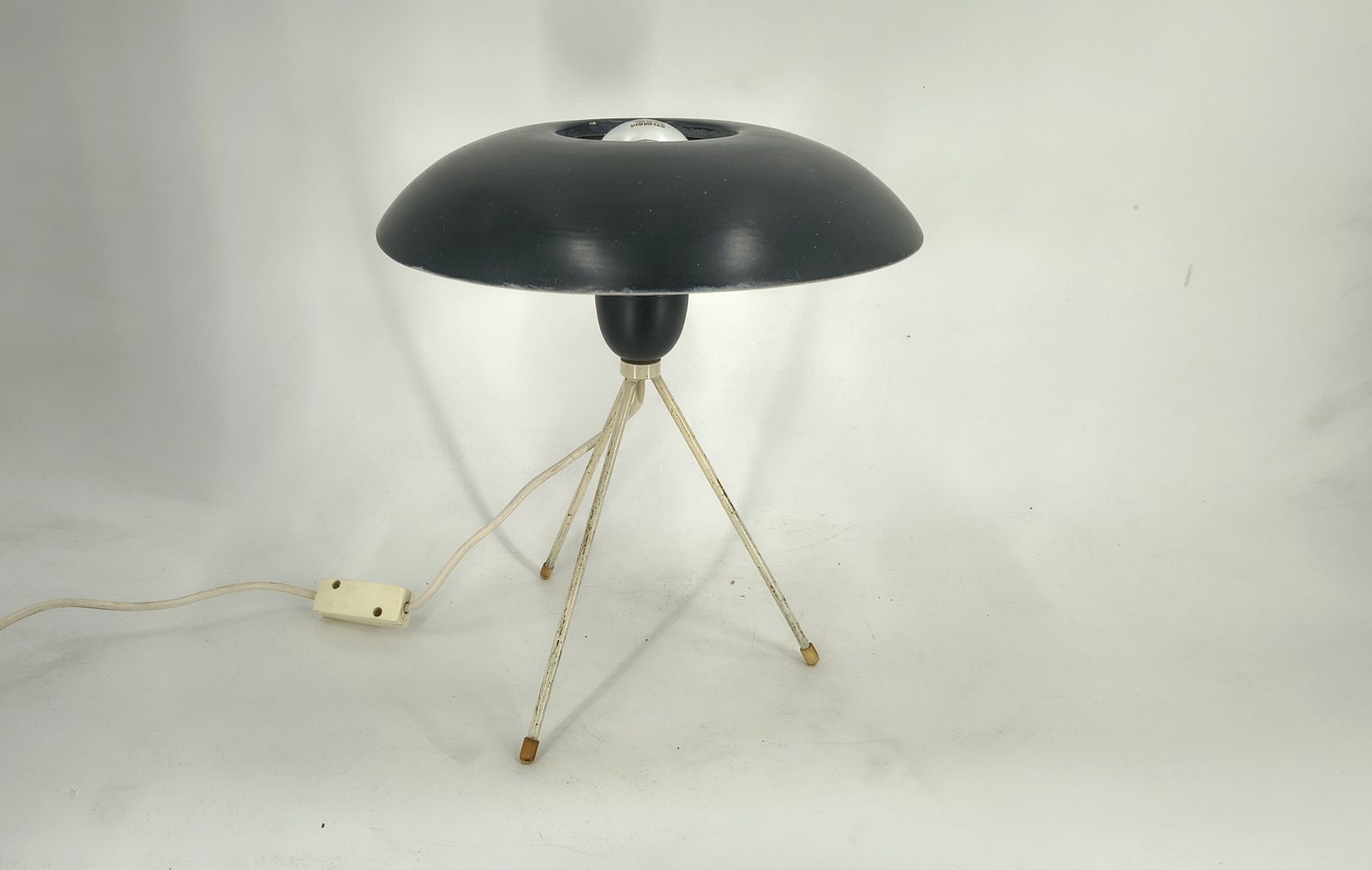 Very Rare Desk Lamp By Louis Kalff For Philips, 1950s photo vinterior