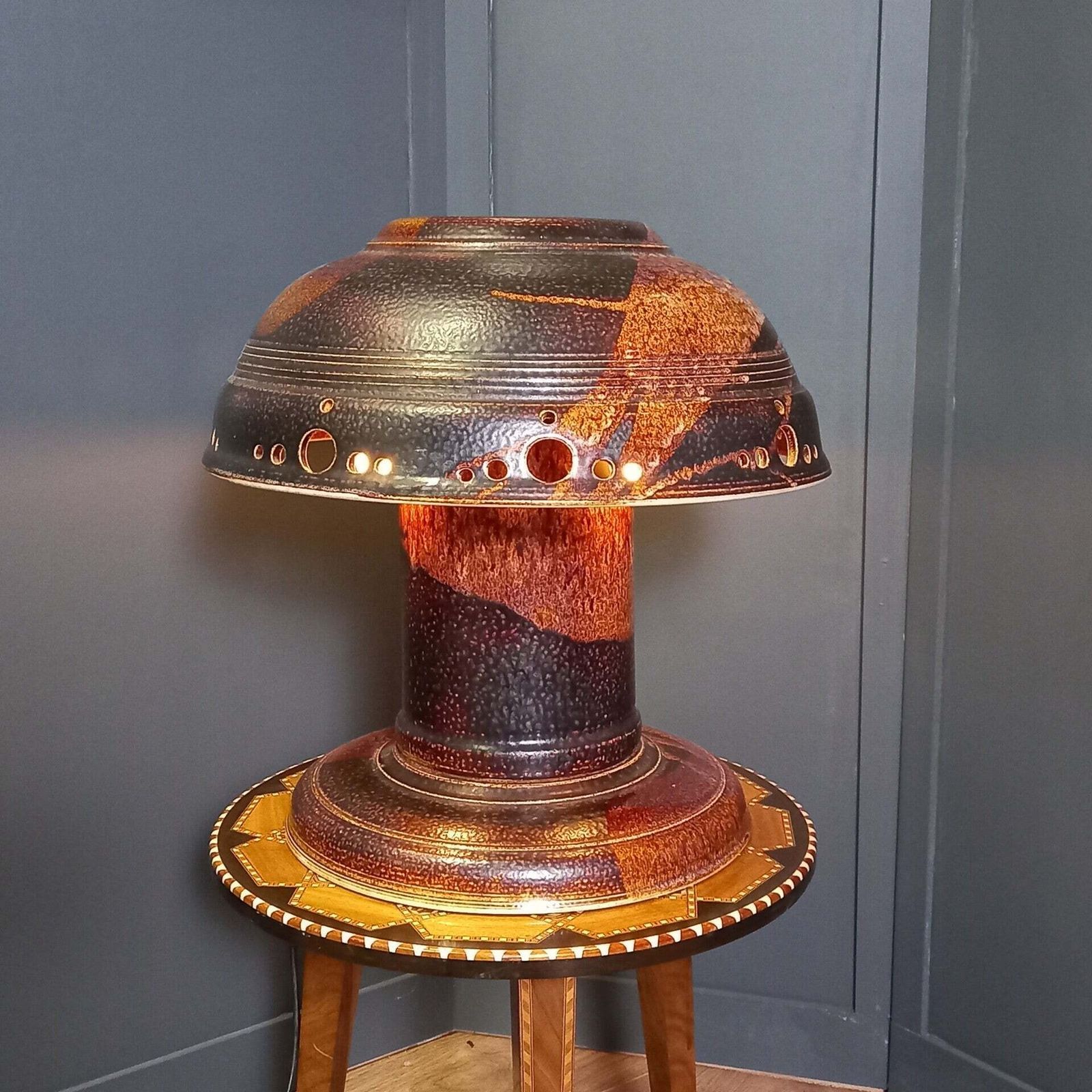 Vintage Mushroom Lamp, 1960s