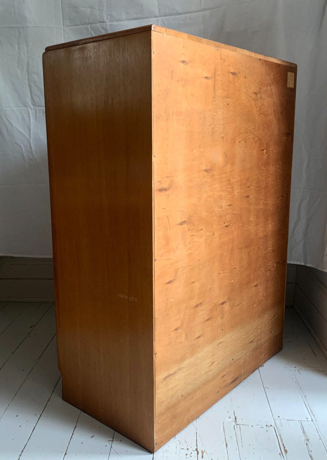 Mid Century G Plan / E Gomme Teak Brandon Gentleman's Tall Boy Chest / Wardrobe photo vinterior