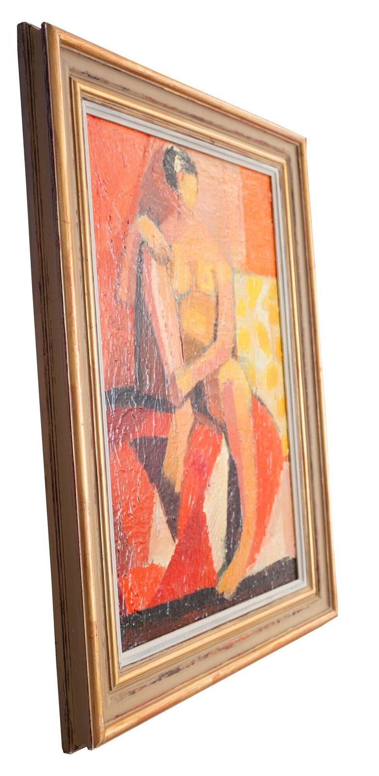 Seated Nude In Red photo furniture