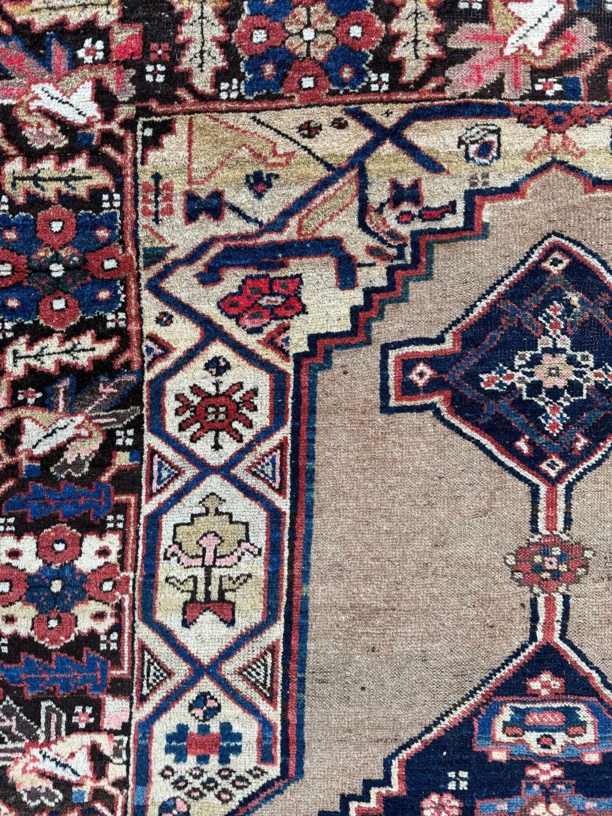 2200.0 Antique Bidjar Rug 2.22m X 1.24m photo