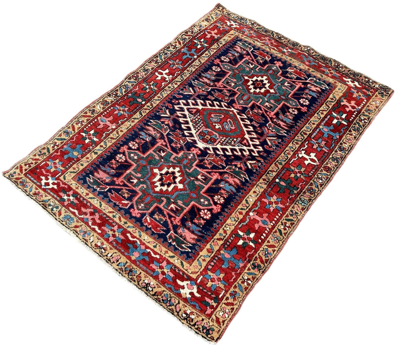 Antiek Karadja tapijt 1,35 m x 1,00 m photo for sale