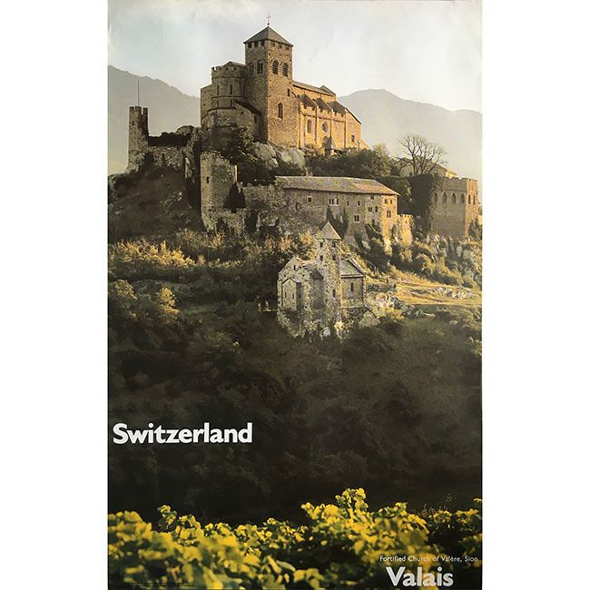 Switzerland (Valais, Church Of Rarogne) Poster