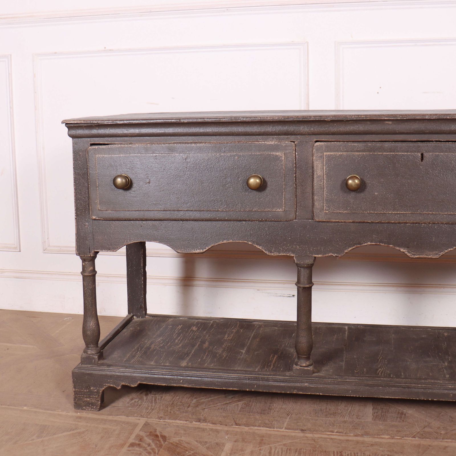 English Painted Potboard Dresser Base photo furniture