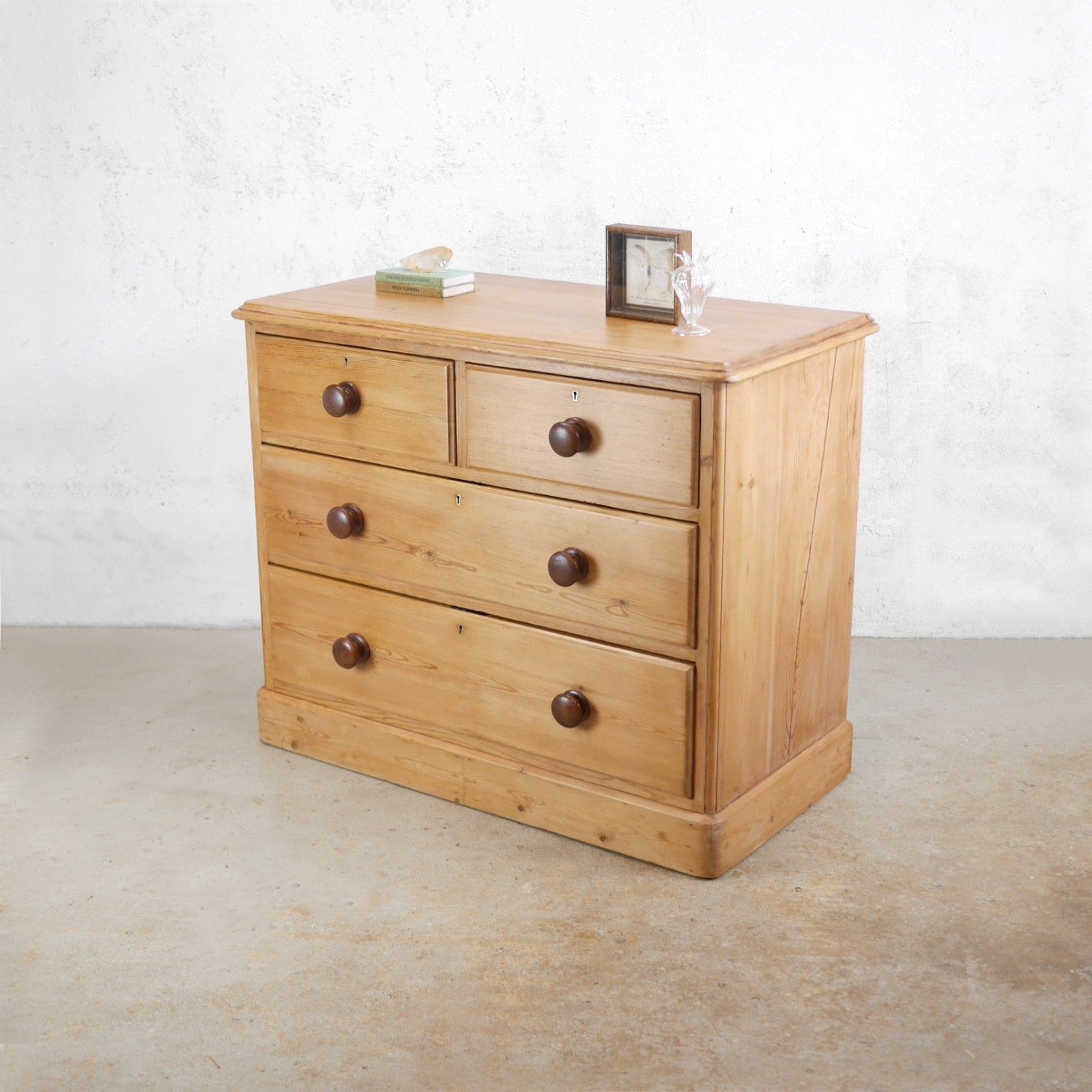 Antique 19th Century Victorian Stripped Pine Chest Of Drawers #103202 photo buy