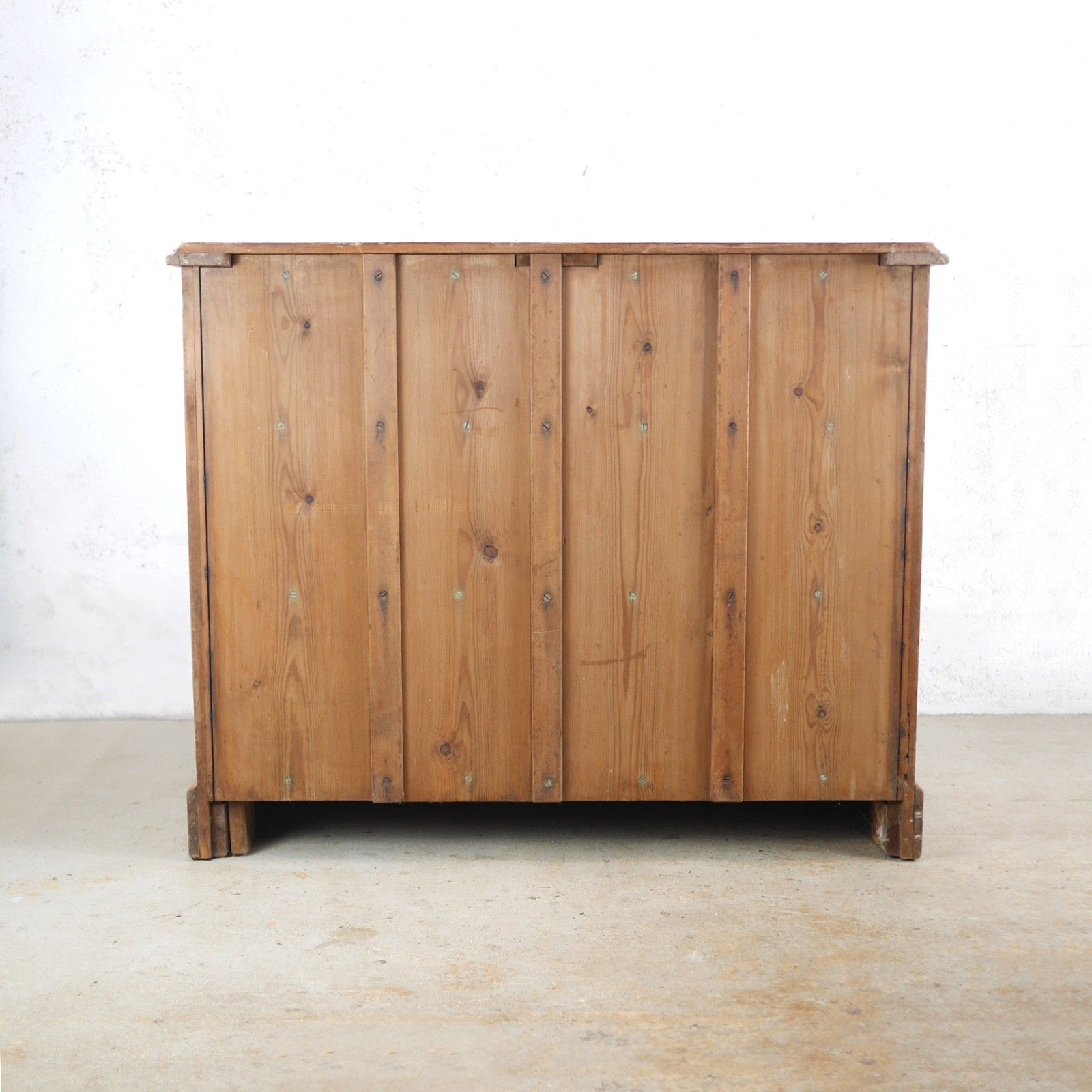 Antique 19th Century Victorian Stripped Pine Chest Of Drawers #103202 photo vintage