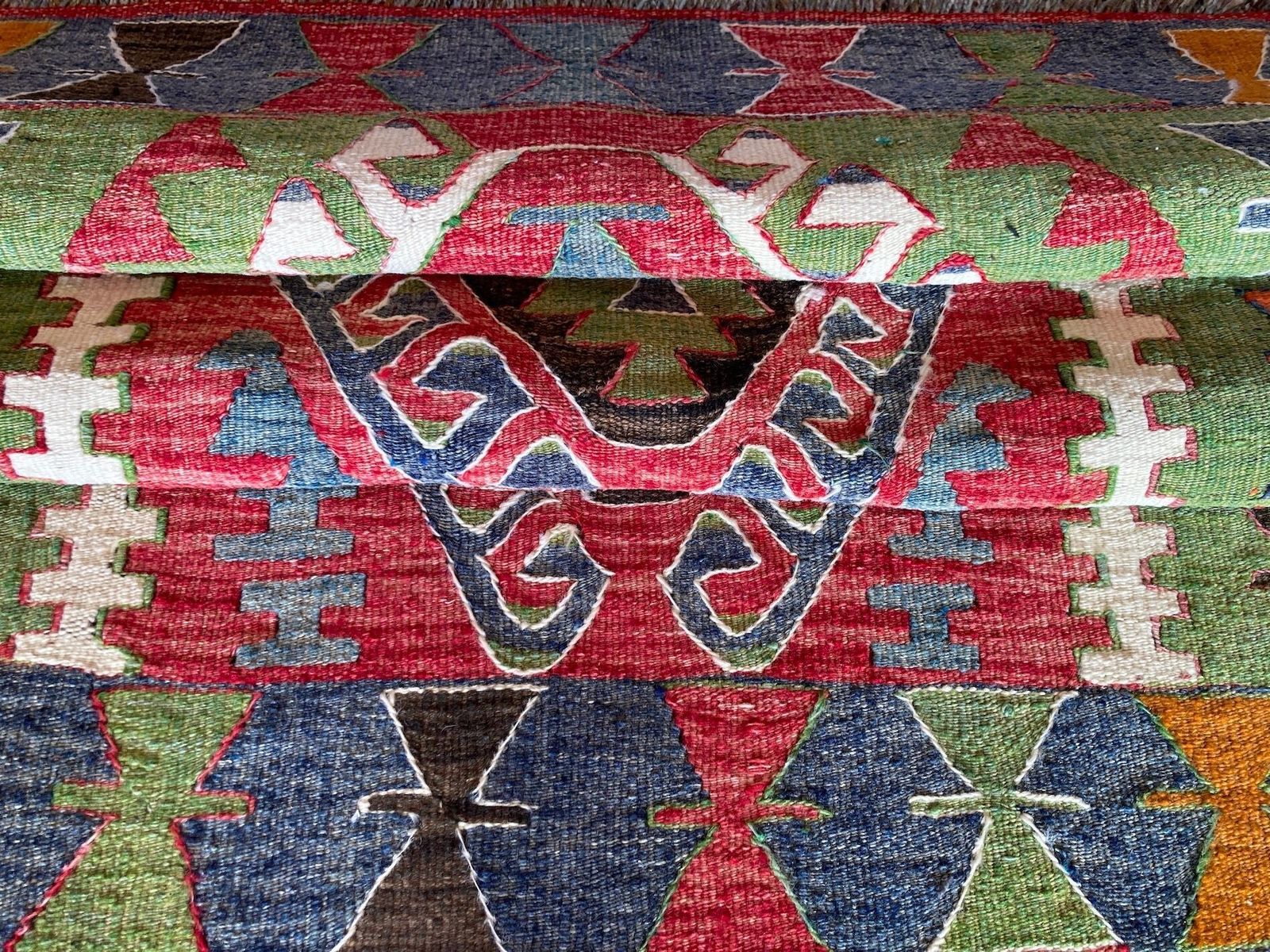 330.0 Vintage Anatolisch Kilim 1,26 m x 0,90 m photo