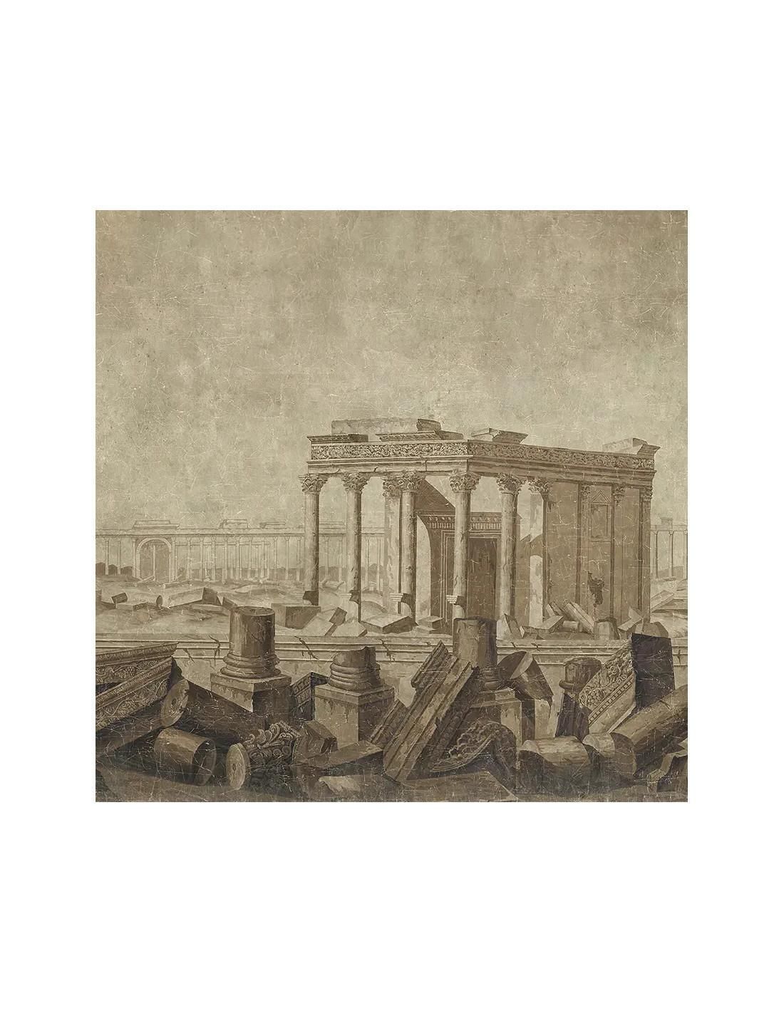 19th Century Antique Style Panoramic Wall Mural On Canvas photo for sale