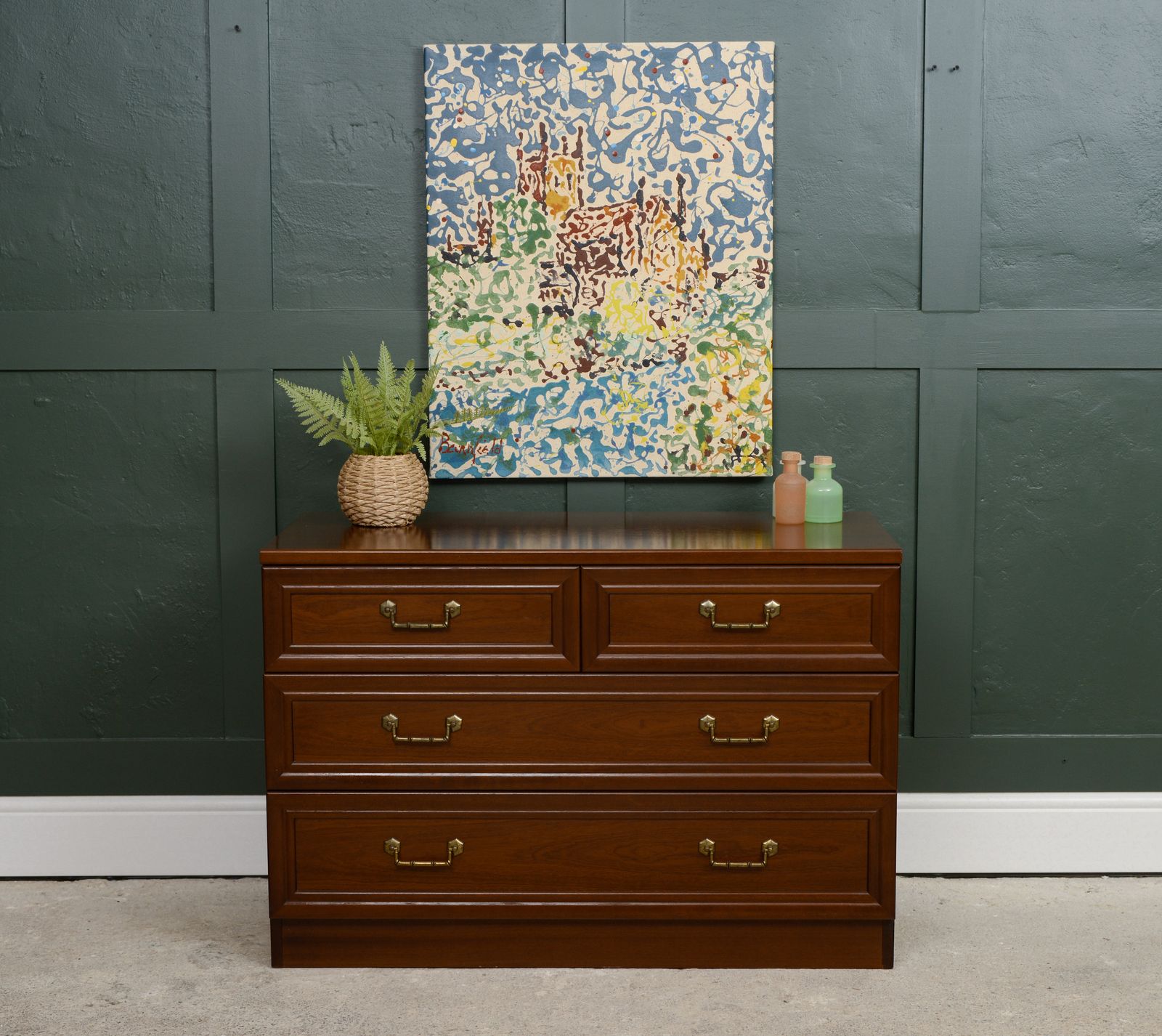 G Plan Garrick Chest Of Drawers   Mahogany 1980s photo furniture