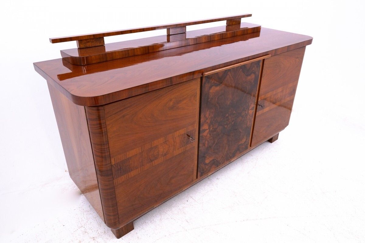 photo for sale An Unusual Art Deco Buffet, Poland, Circa 1920. After Renovation