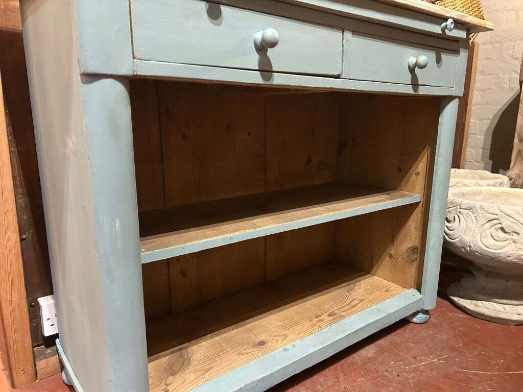 Vintage Painted Pine Sideboard / Kitchen Island photo for sale