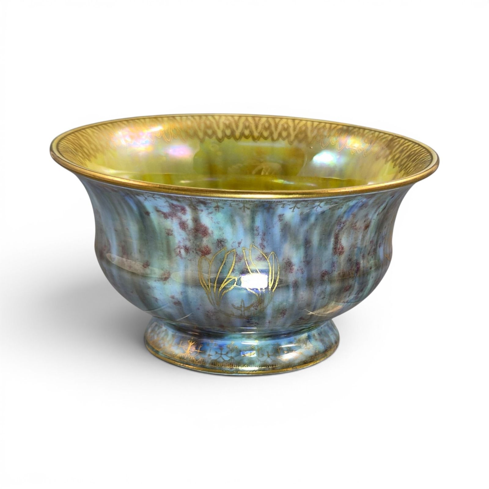 Wedgwood Fairyland Lustre Bowl With Dragon, Pattern Z4828, C.1915