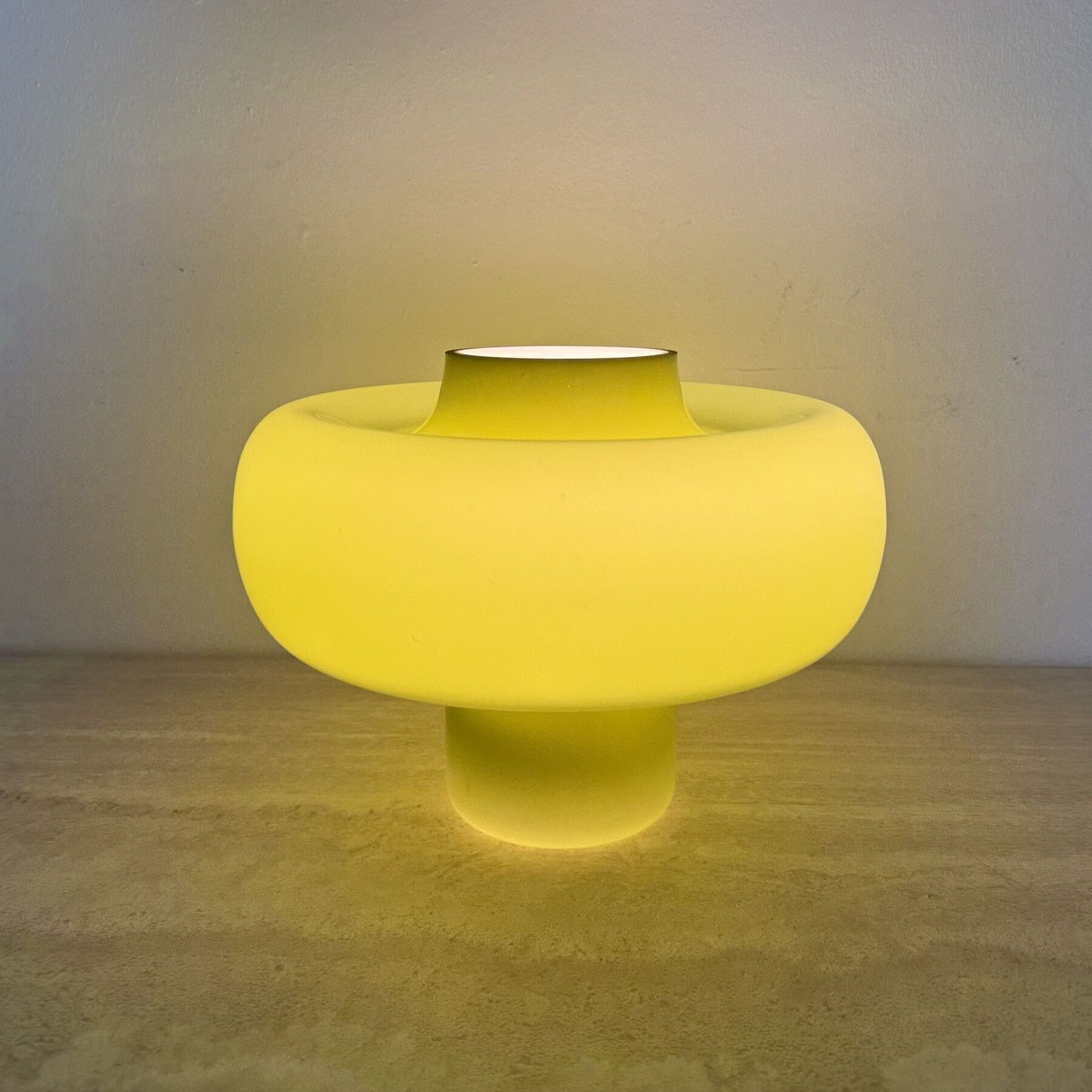 Mid Century Design Groene Glazen Zweedse Tafellamp, Jaren 1970 photo 402.0