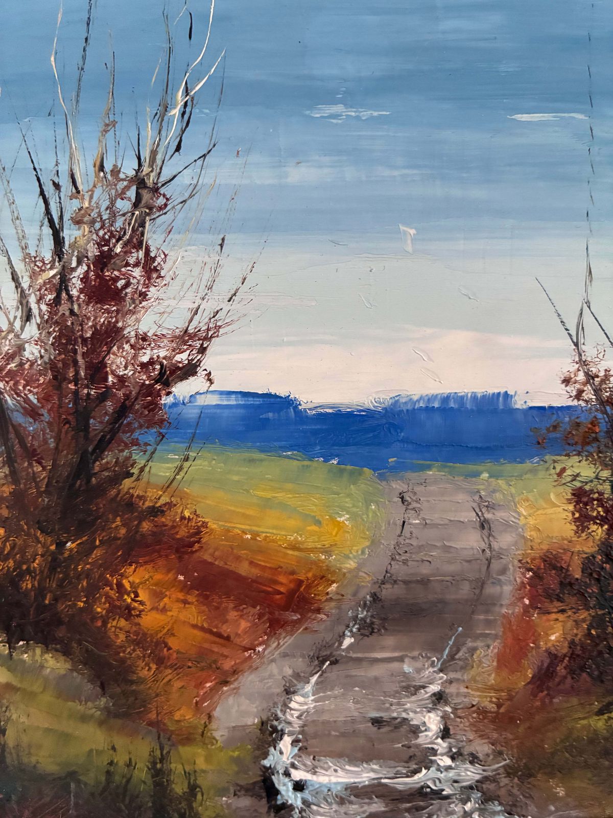 Peinture de paysage vintage à l'huile photo buy