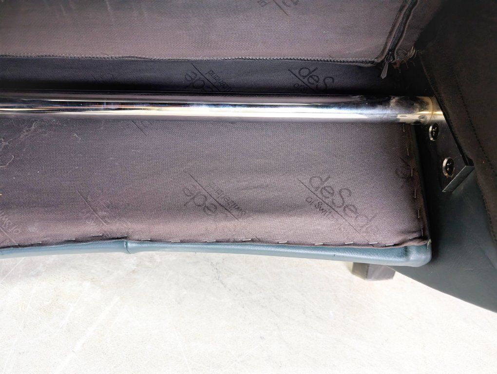 De Sede fauteuil DS 50, donkergroen leer, jaren 90/00 photo Meubels