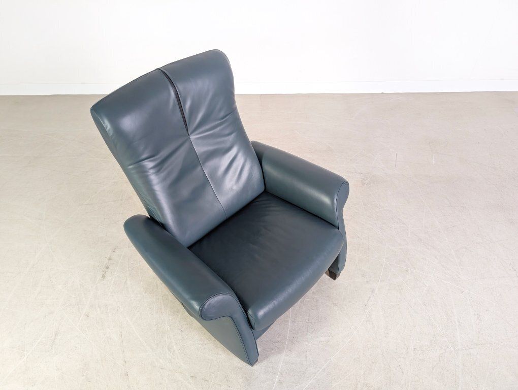 Meubels De Sede fauteuil DS 50, donkergroen leer, jaren 90/00 photo