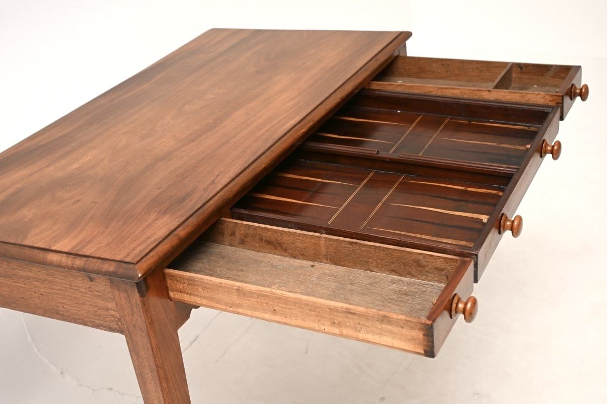 Antique Georgian Period Mahogany Writing / Games Table photo 1528.0