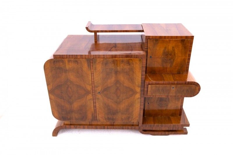 Unique Art Deco Chest Of Drawers, Poland, Circa 1930. photo for sale