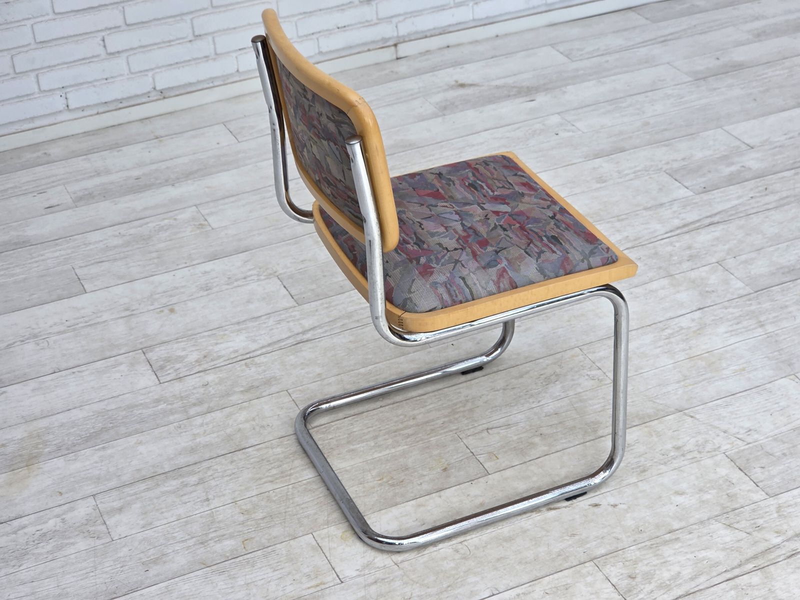photo for sale 1970s, Set Of 4 Pcs Italian Dining Chairs In Bauhaus Style.