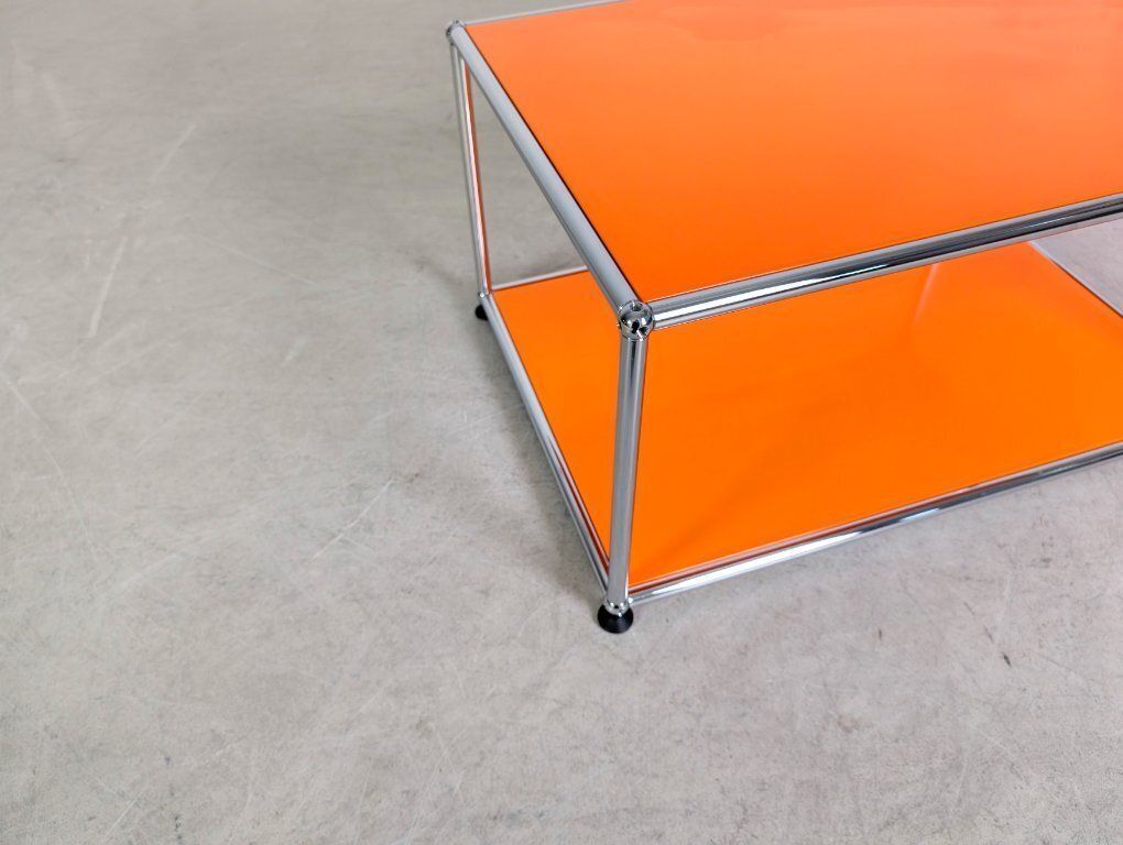 photo for sale Original Usm Haller Coffee Table Fritz Haller Orange Coffee Table