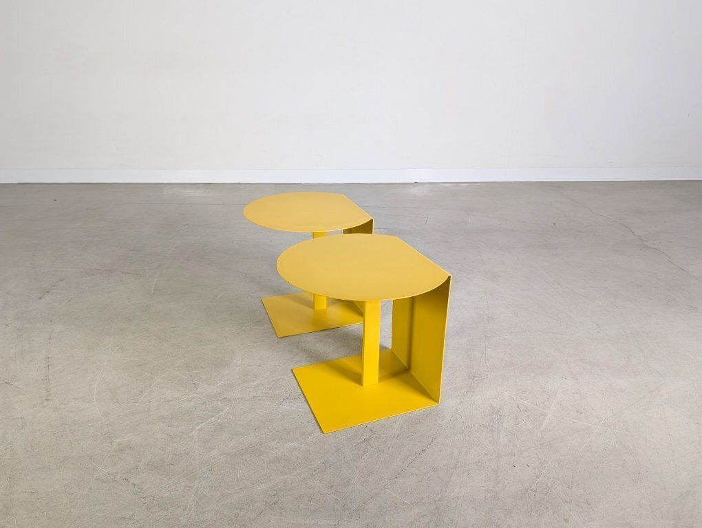 Set Of 2 Ligne Roset Oda Coffee Tables/Side Tables By Christian Werner photo 482.0