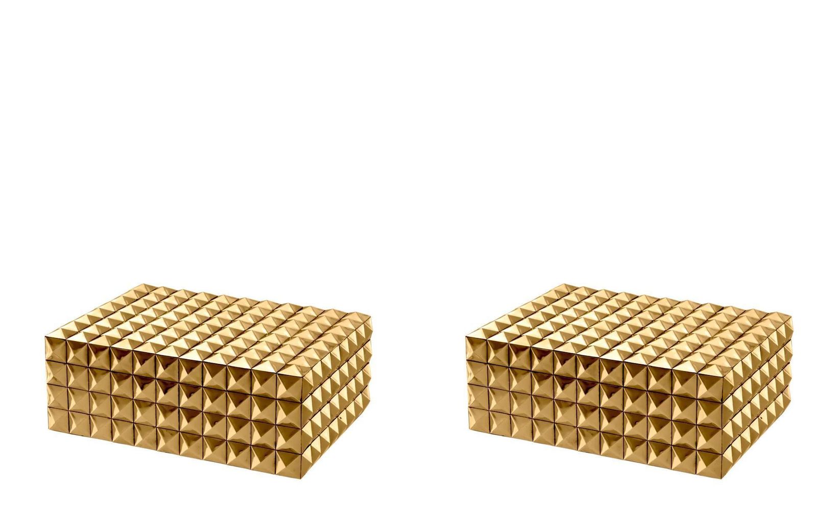 Gold Finish Decorative Box With Designer Style photo vinterior