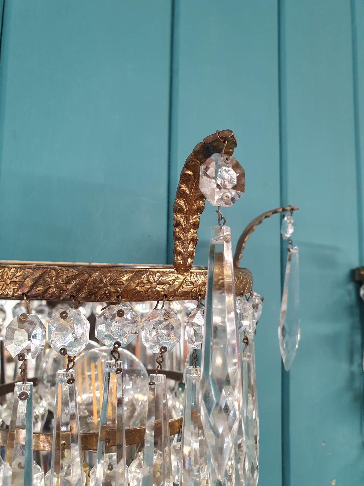 Pair Of Spike Wall Lights Antique photo 325.0
