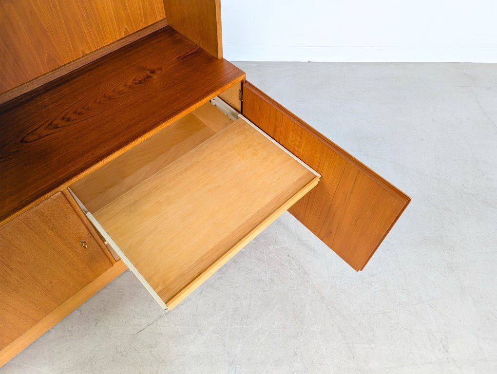 Furniture Original Poul Hundevad Midcentury Cabinet Bookcase Teak 1960s photo