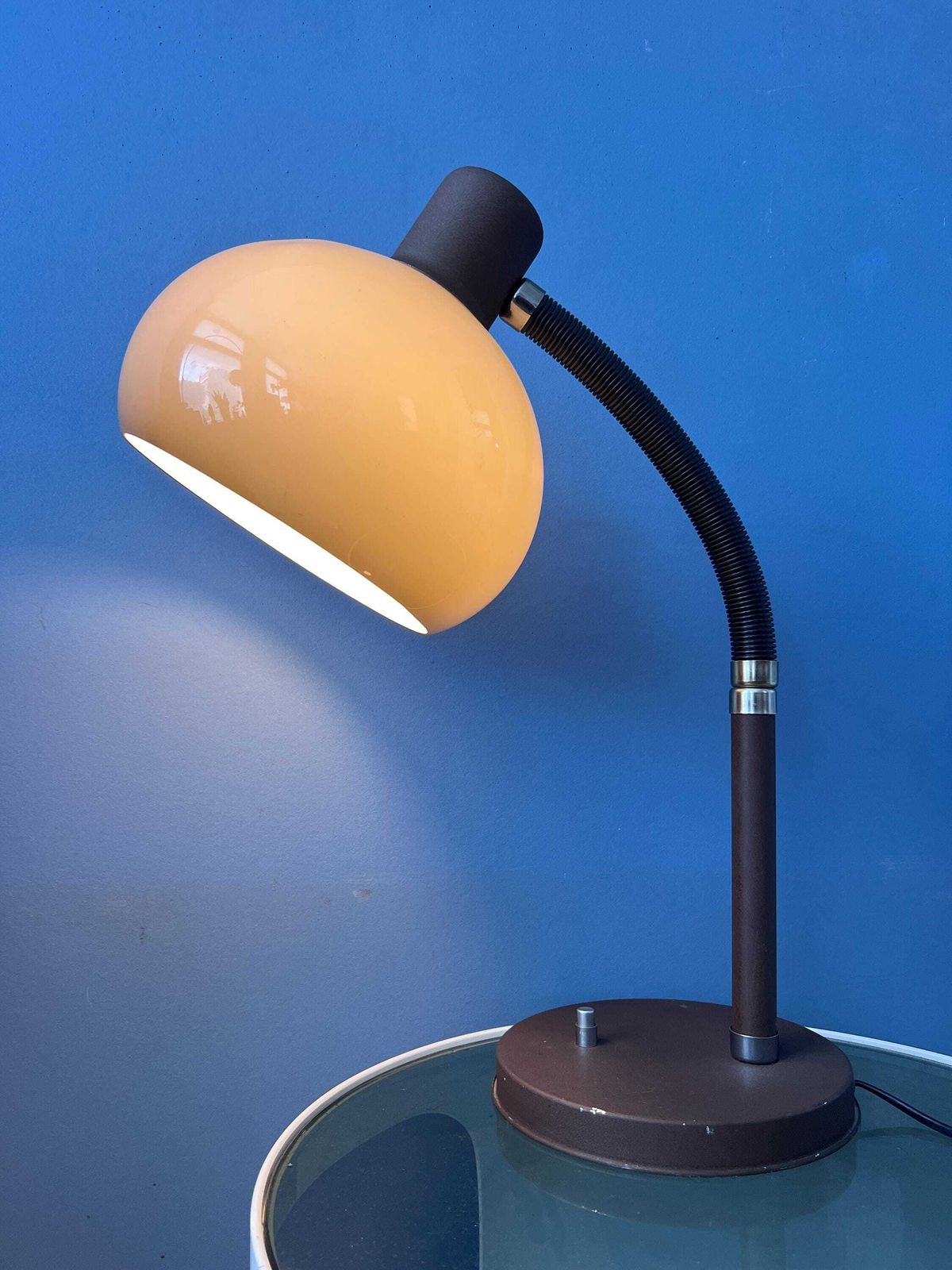 Vintage Herda Mushroom Tafellamp | Mid Century Modern Nachtkastlamp | Dutch Design photo for sale