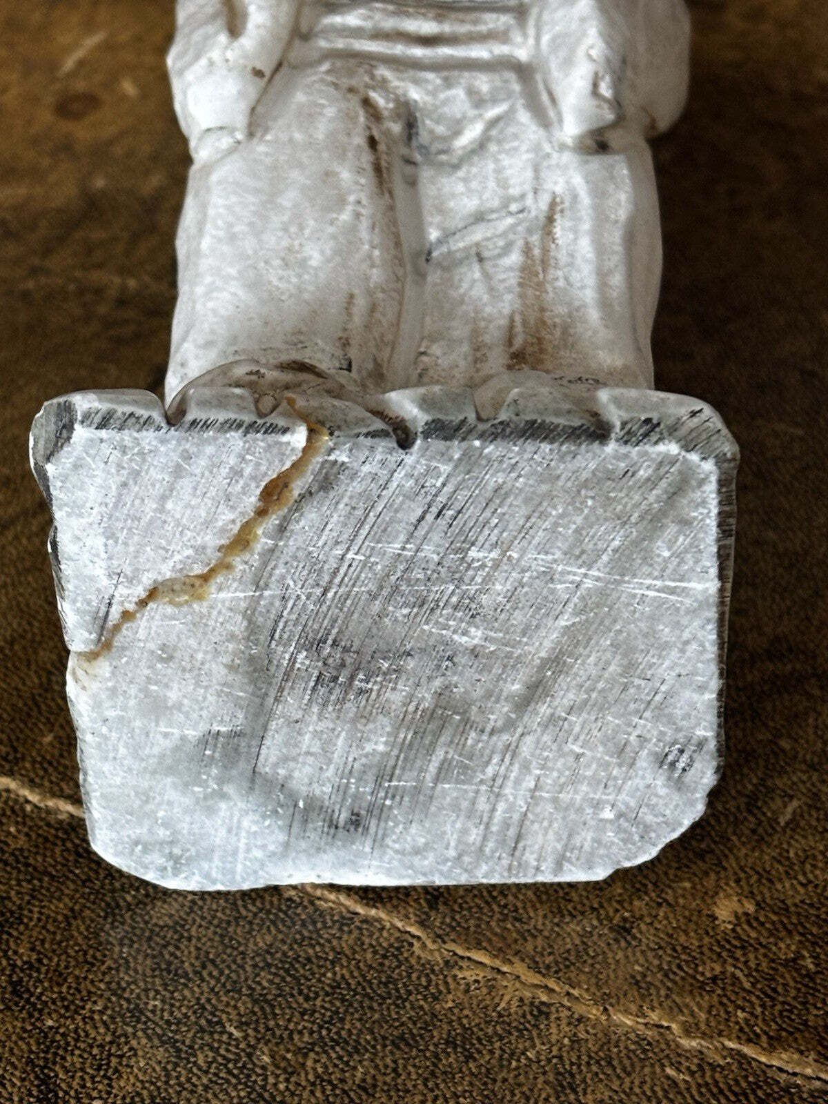 Chinese Philosopher Marble Figure photo Home Decor