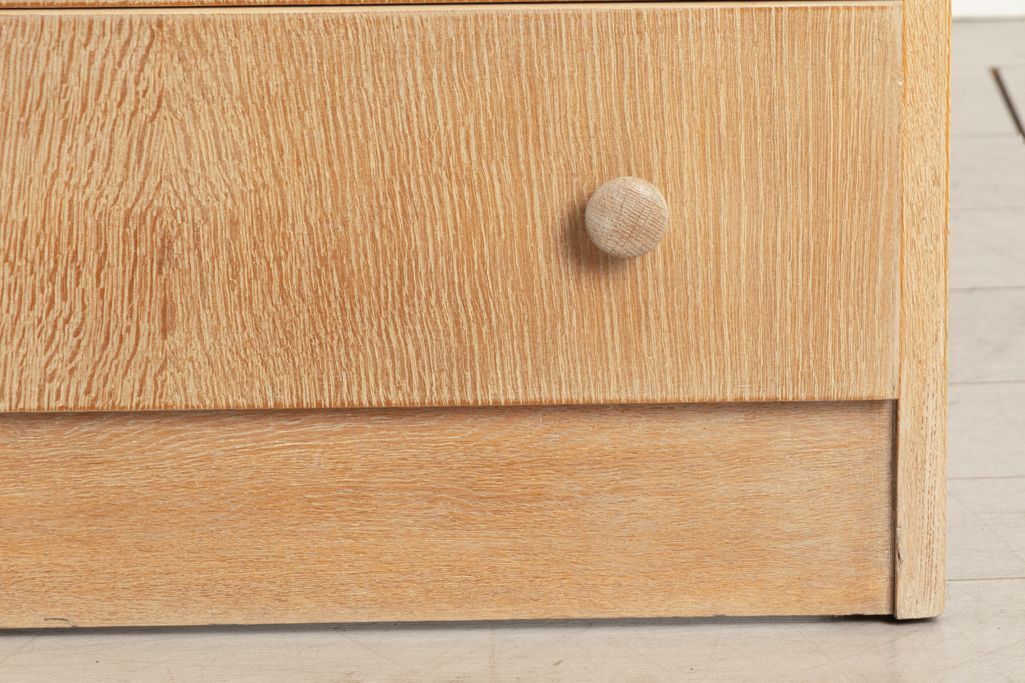 1940s Limed Oak Chest Of Drawers photo Furniture