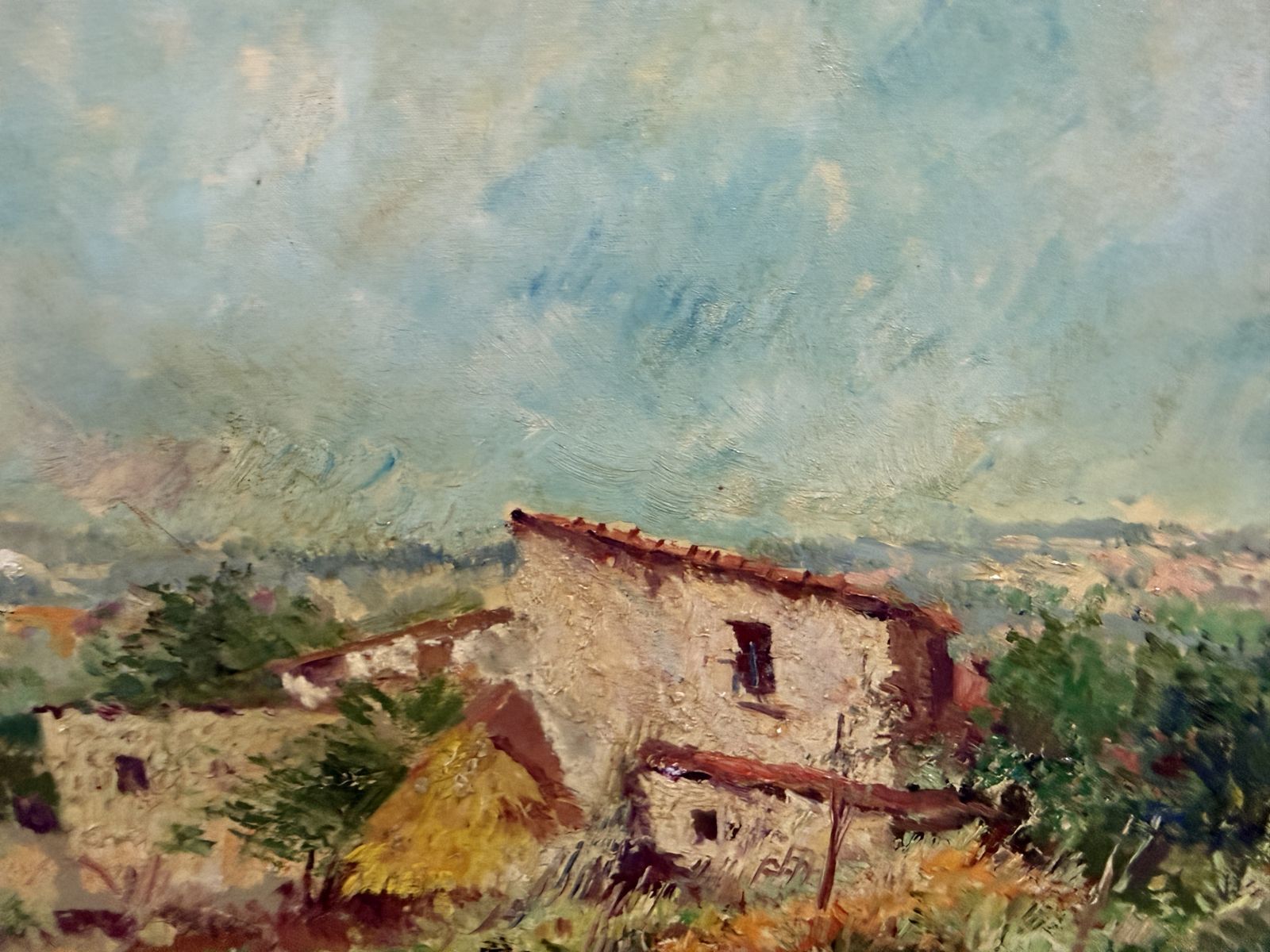 Ramón De Capmany I De Montaner – Mediterraan Catalaans boerenlandschap, postimpressionistisch olieschilderij, Spanje 1973 photo buy