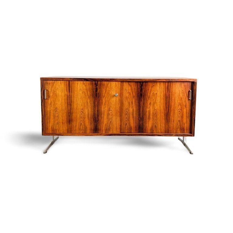 Original Midcentury Sideboard Rosewood 1950 1960 Chest Of Drawers