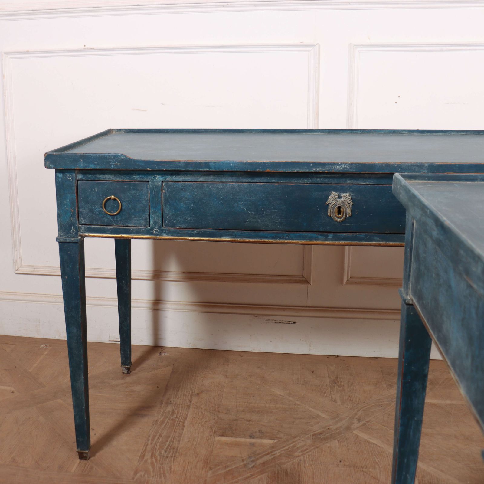 Pair Of Painted Oak Desks/ Bedside Tables photo buy